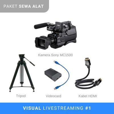 Paket Visual Livestreaming Equipment (1 Kamera)